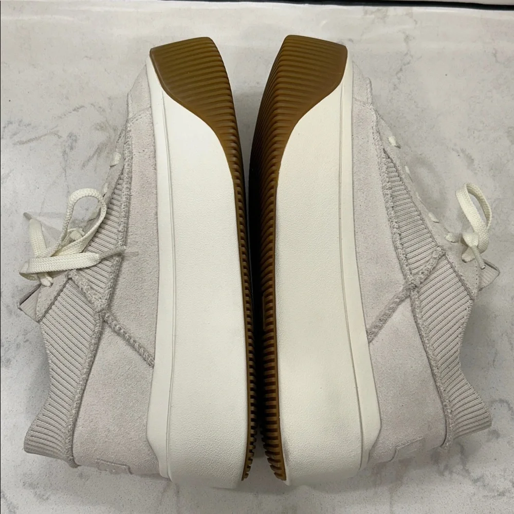 EZ‎ Duzzit Lace in White Light Cloud Grey Size 9